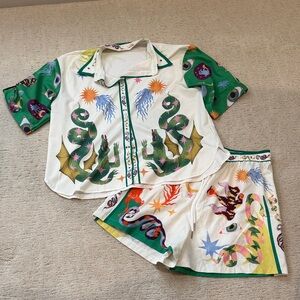 Amazon Printed Two-Piece Set